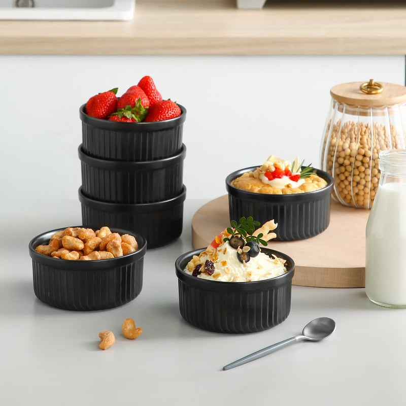 Black Ramekins Set of 6 - Image 2