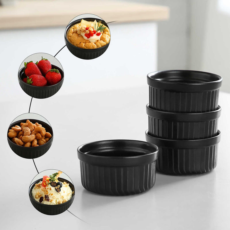 Black Ramekins Set of 6 - Image 4