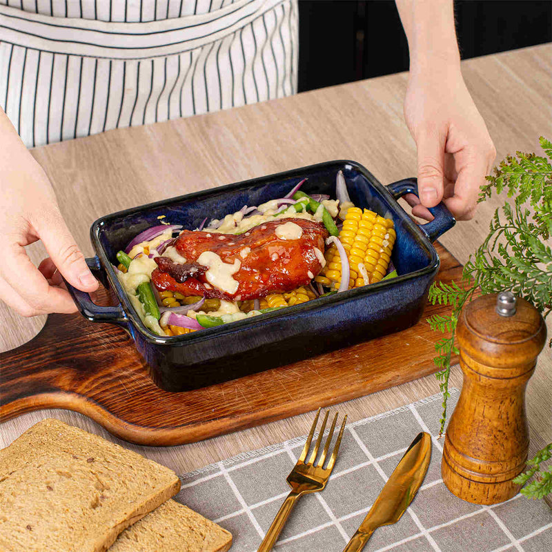 Bakeware Set Blue Baking Dishes - Image 3