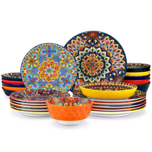 Lumi 24 Piece Dinnerware Set
