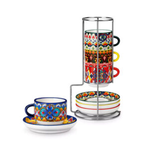 Lumi Coffee Cup and Saucer Set of 6