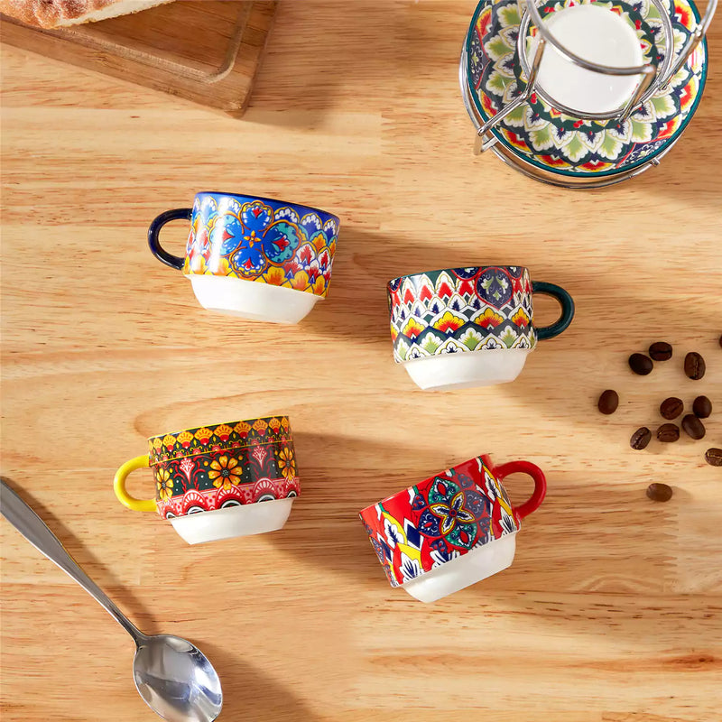 Lumi Coffee Cup and Saucer Set of 6 - Image 8