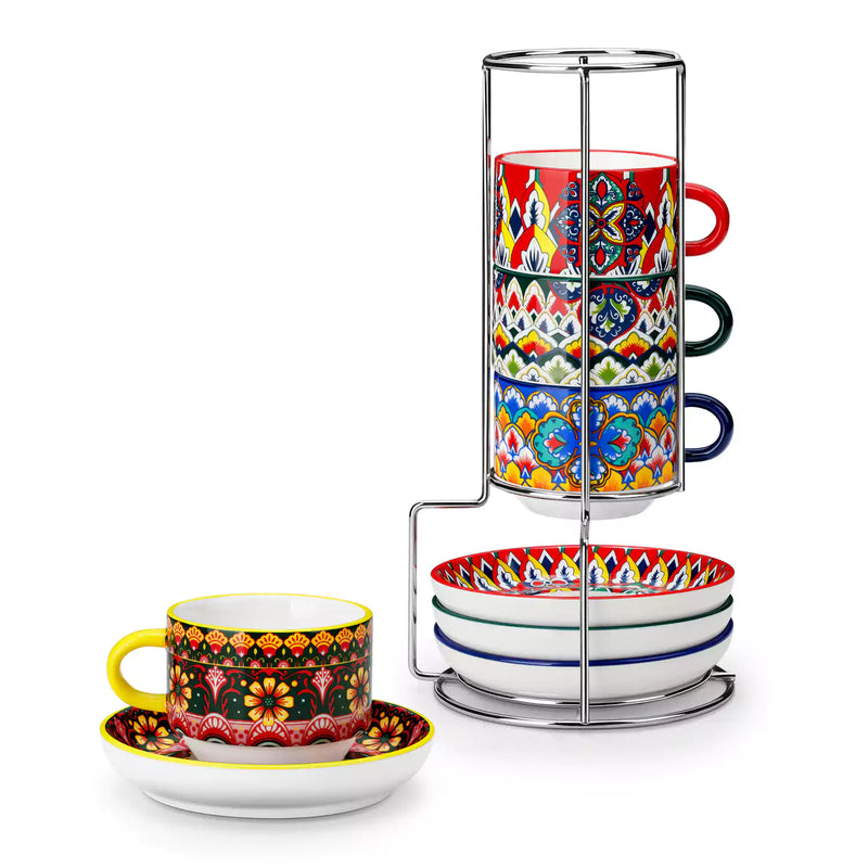 Lumi Coffee Cup and Saucer Set of 6 - Image 10