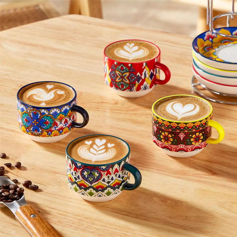Lumi Coffee Cup and Saucer Set of 6 - Image 11