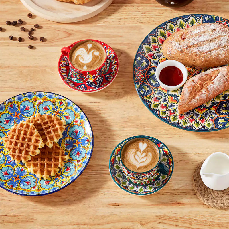 Lumi Coffee Cup and Saucer Set of 6 - Image 12