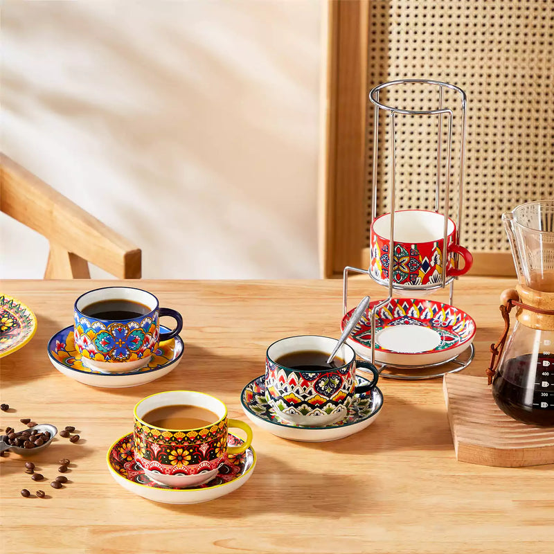 Lumi Coffee Cup and Saucer Set of 6 - Image 20