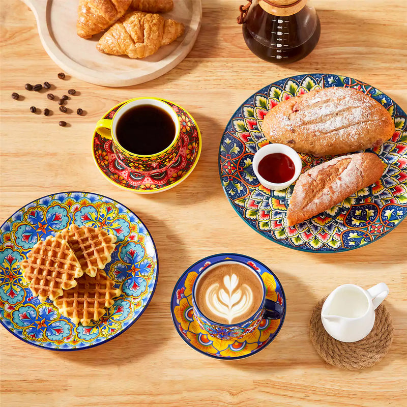 Lumi Coffee Cup and Saucer Set of 6 - Image 21