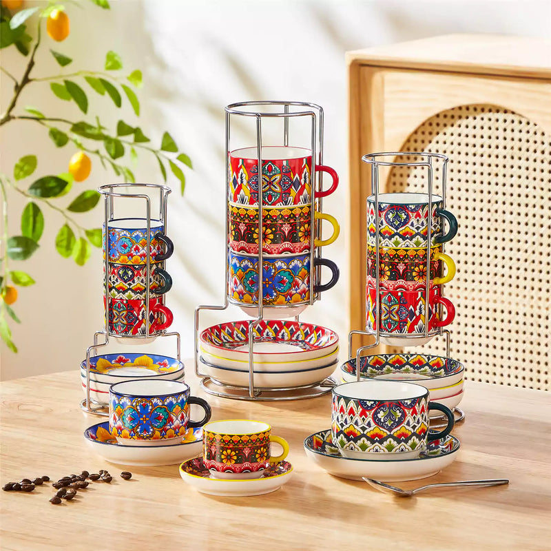 Lumi Coffee Cup and Saucer Set of 6 - Image 18