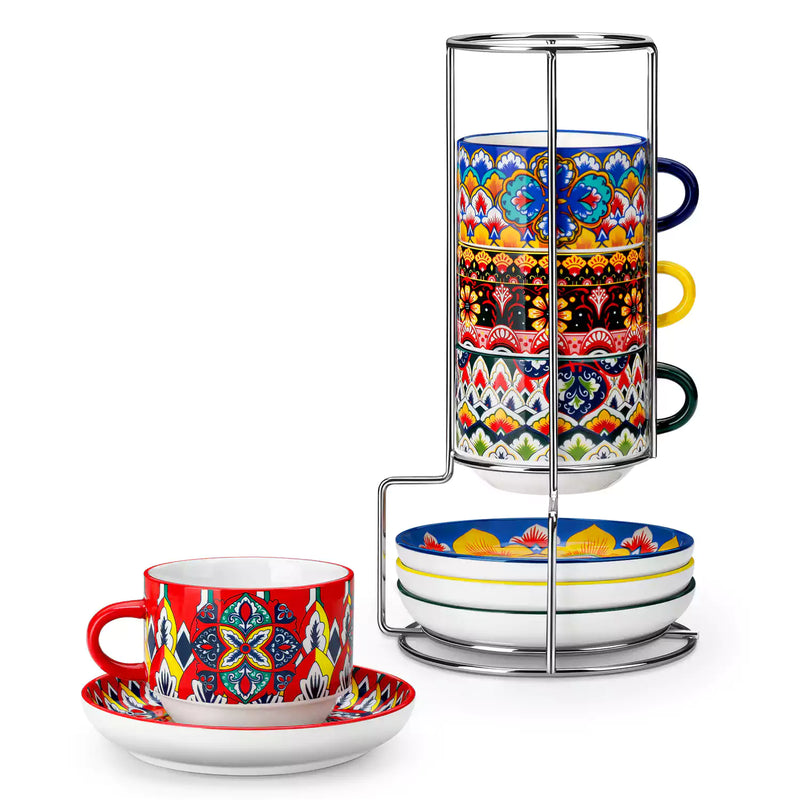 Lumi Coffee Cup and Saucer Set of 6 - Image 17