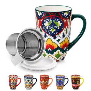 Lumi Tea Mug with Infuser and Lid