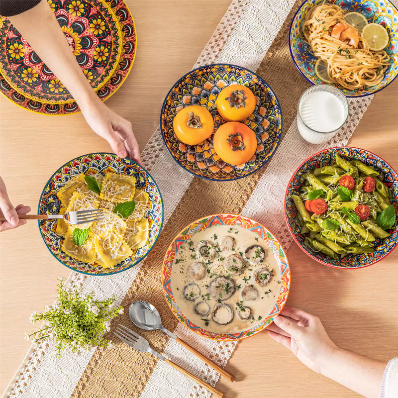Lumi Pasta Bowls Set of 6 - Image 4