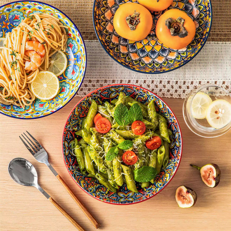 Lumi Pasta Bowls Set of 6 - Image 3