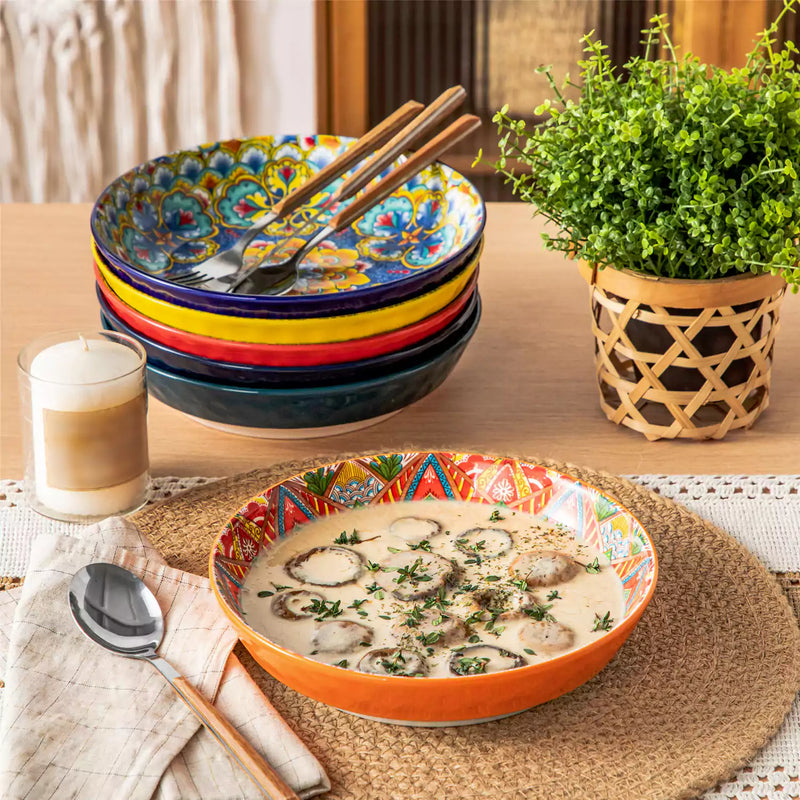 Lumi Pasta Bowls Set of 6 - Image 5