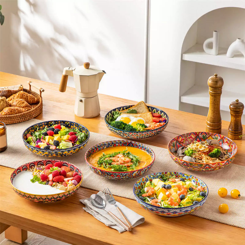 Lumi Double-Sided Pasta Bowls Set of 6 - Image 2