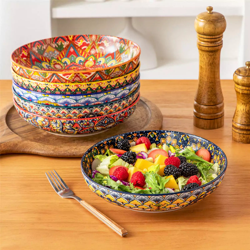 Lumi Double-Sided Pasta Bowls Set of 6 - Image 6