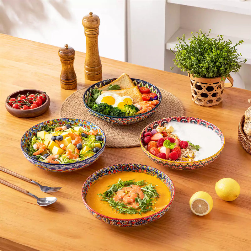Lumi Double-Sided Pasta Bowls Set of 6 - Image 4