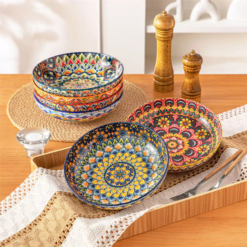 Lumi Double-Sided Pasta Bowls Set of 6 - Image 10