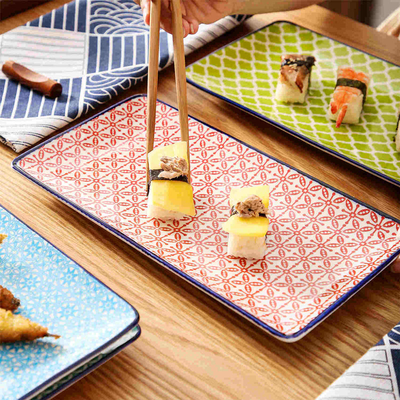 Macaron Rectangular Plates Set of 4 - Image 5
