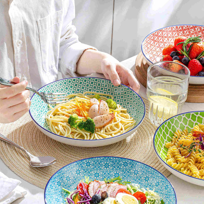 Macaron Pasta Bowls Set of 4 - Image 3