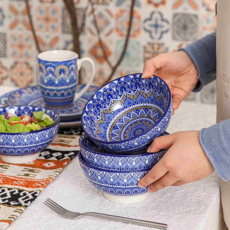 Mandala Cereal Bowls Set of 4 - Image 3