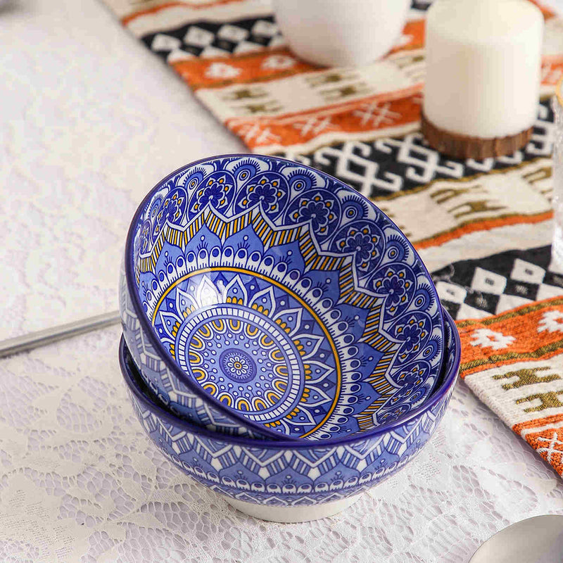 Mandala Cereal Bowls Set of 4 - Image 5