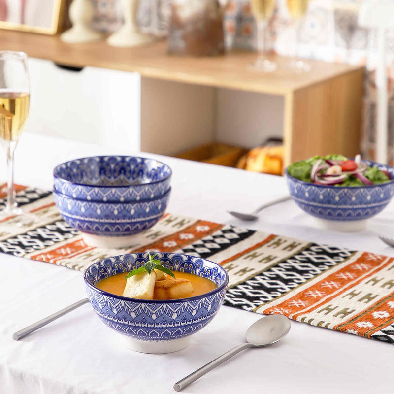 Mandala Cereal Bowls Set of 4 - Image 6