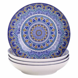 Mandala Soup Plates Set of 4