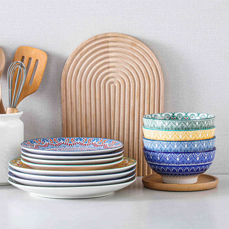 Mandala 12 Piece Dinnerware Set - Image 10