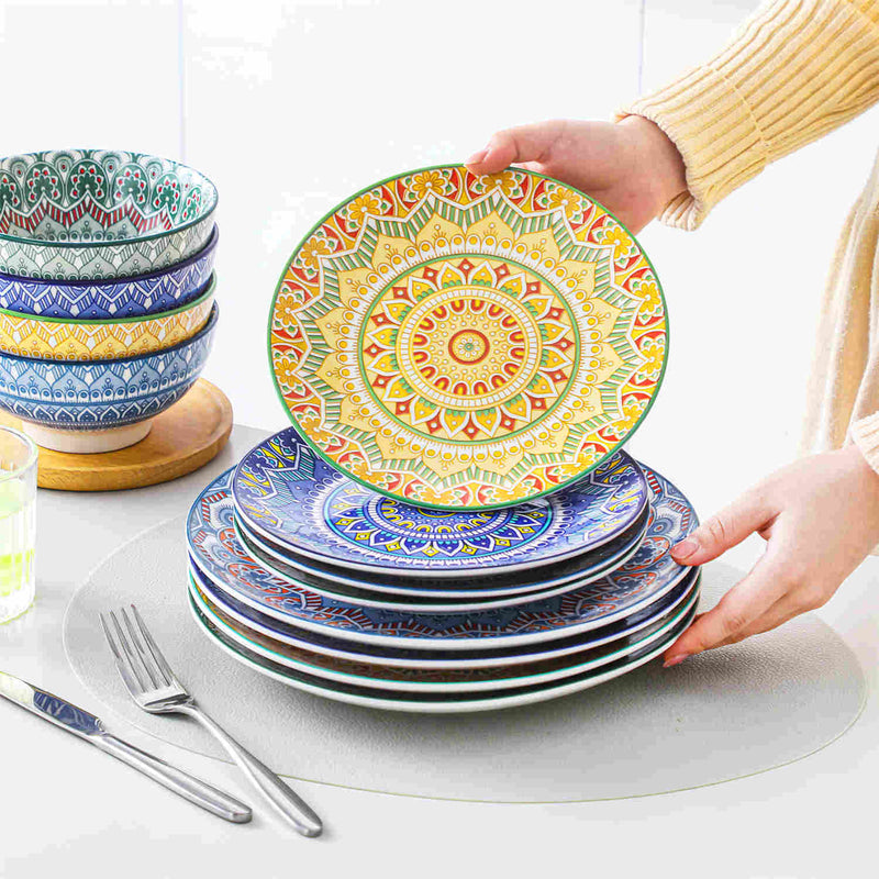 Mandala 12 Piece Dinnerware Set - Image 3