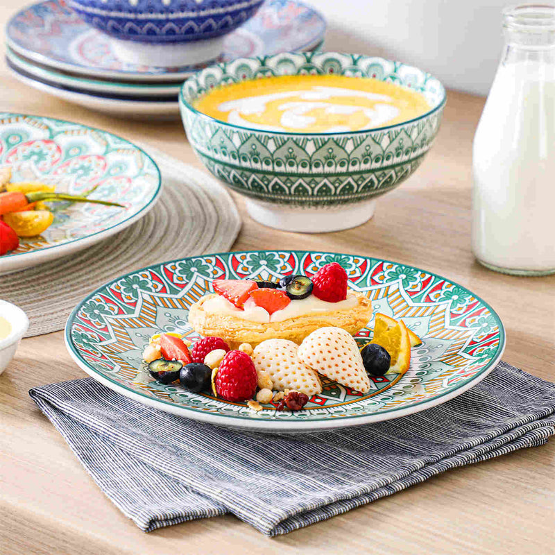 Mandala 12 Piece Dinnerware Set - Image 7