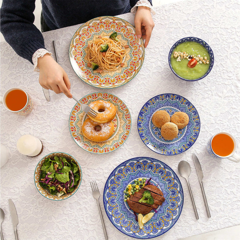 Mandala 16 Piece Dinnerware Set - Image 4