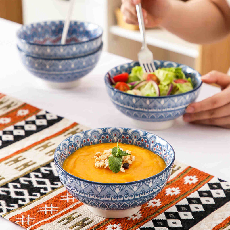 Mandala Cereal Bowls Set of 4 - Image 8