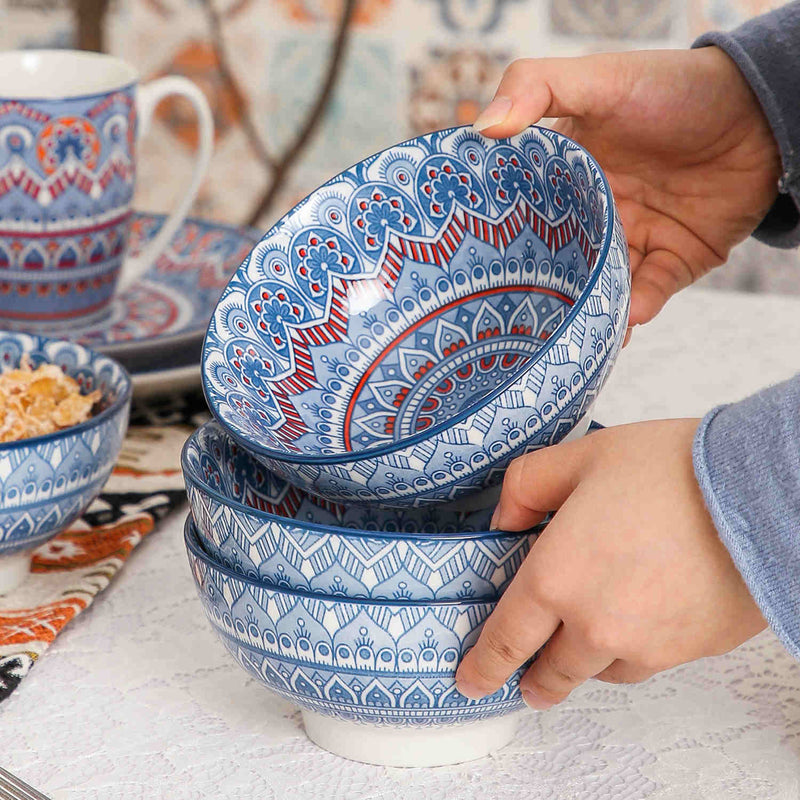 Mandala Cereal Bowls Set of 4 - Image 9