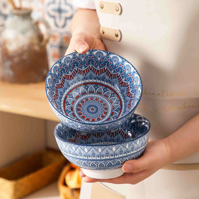 Mandala Cereal Bowls Set of 4 - Image 10