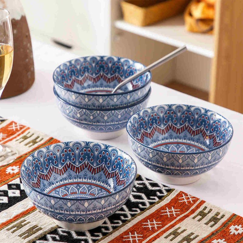 Mandala Cereal Bowls Set of 4 - Image 12