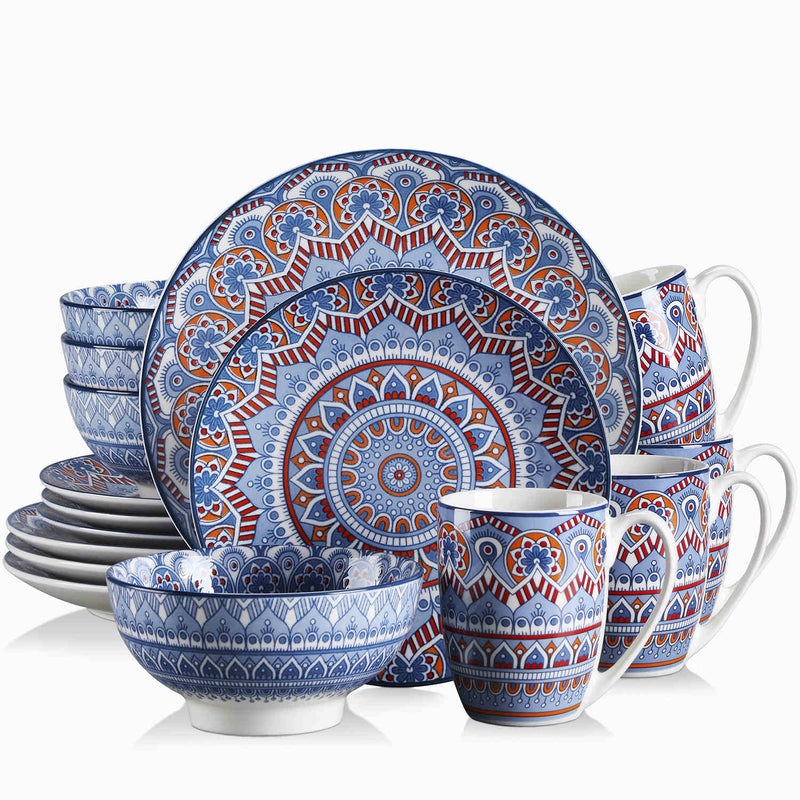 Mandala 16 Piece Dinnerware Set - Image 19