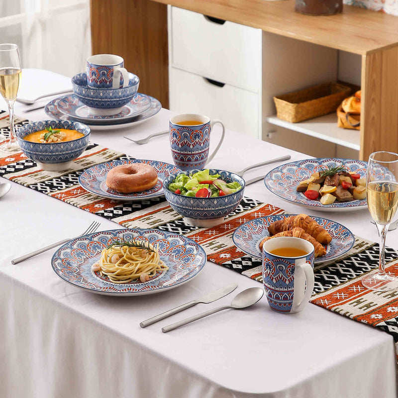 Mandala 16 Piece Dinnerware Set - Image 24