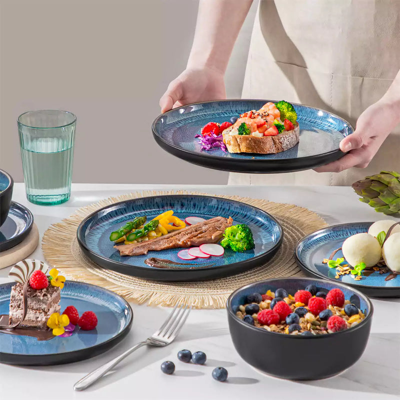Playa 18 Piece Glossy Dinnerware Set - Image 2