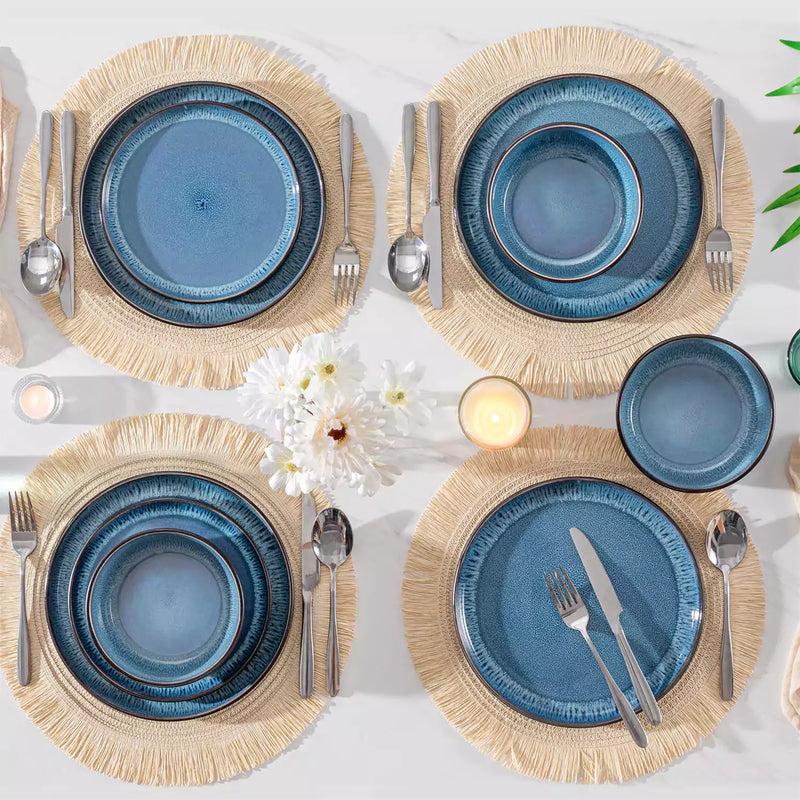 Playa 18 Piece Glossy Dinnerware Set - Image 4