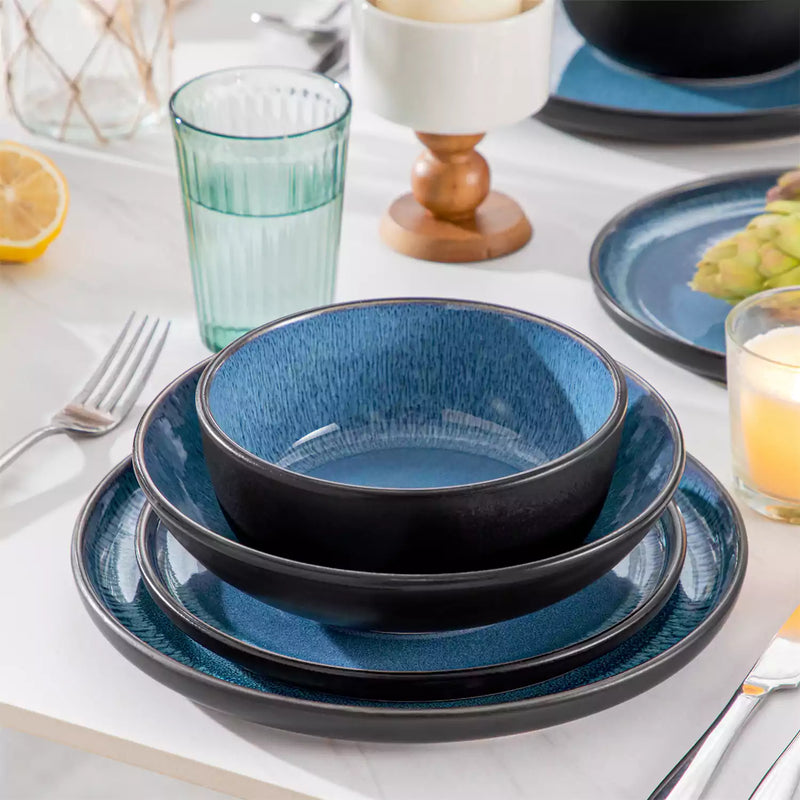 Playa 24 Piece Glossy Dinnerware Set - Image 13