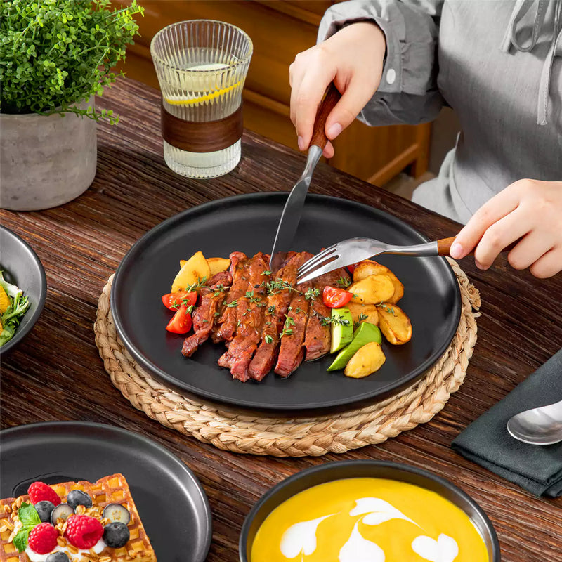Playa 24 Piece Matte Dinnerware Set - Image 3