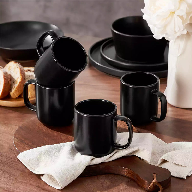 Playa Gentlely Curved Mugs Set of 4, 12oz - Image 11