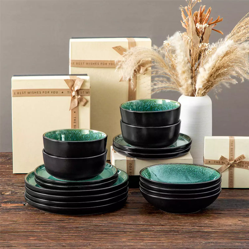 Playa 16 Piece Glossy Dinnerware Set - Image 40