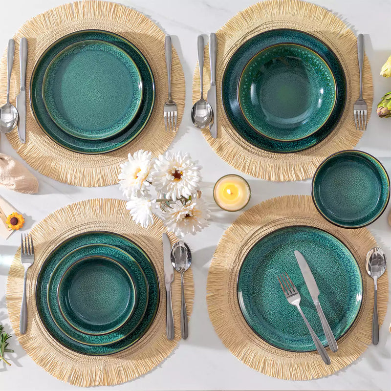 Playa 24 Piece Glossy Dinnerware Set - Image 5