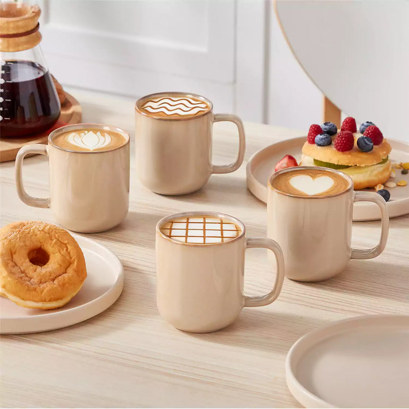 Playa Gentlely Curved Mugs Set of 4, 12oz - Image 4