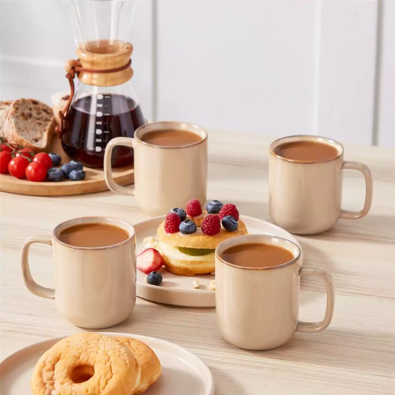 Playa Gentlely Curved Mugs Set of 4, 12oz - Image 2