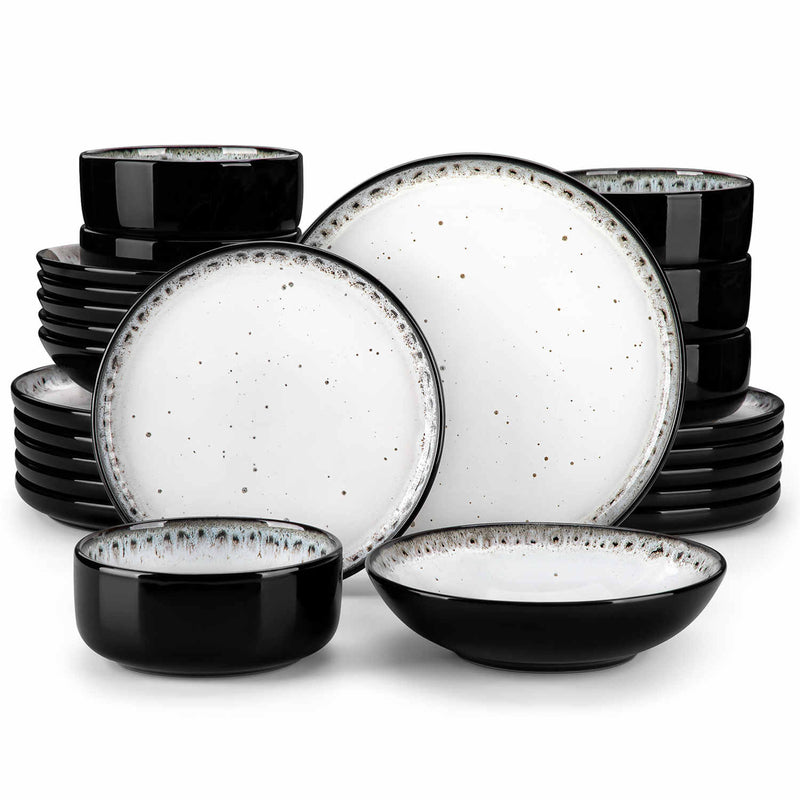 Playa 24 Piece Glossy Dinnerware Set - Image 15