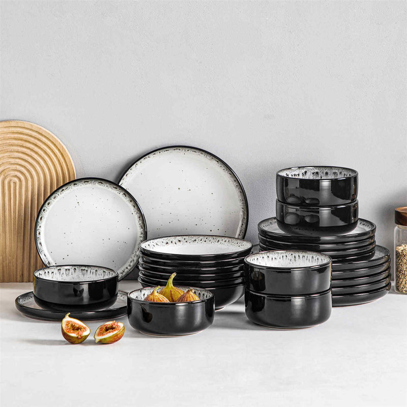 Playa 24 Piece Glossy Dinnerware Set - Image 18