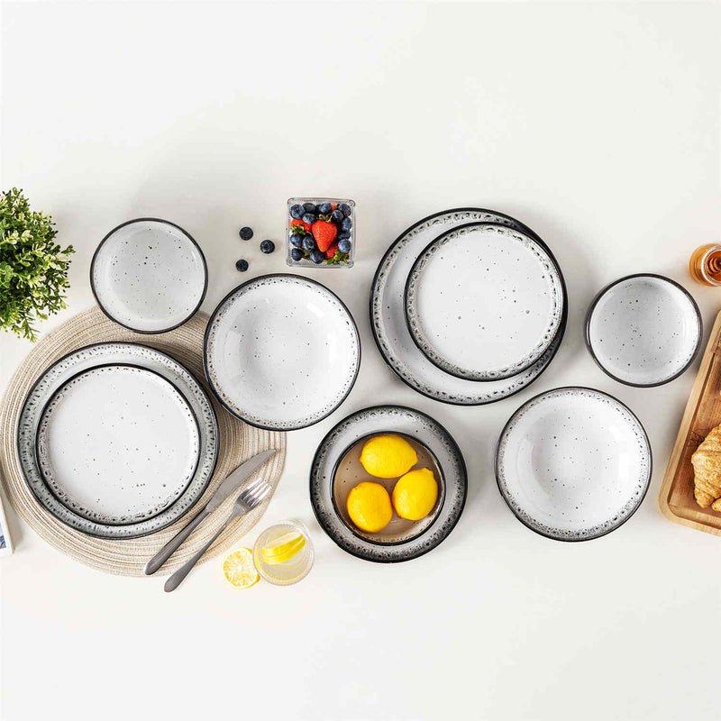 Playa 24 Piece Glossy Dinnerware Set - Image 19