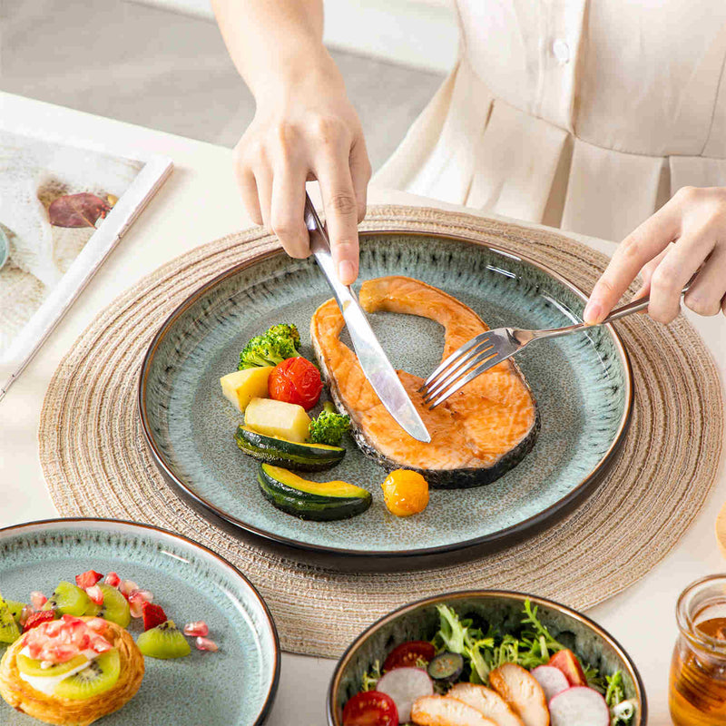 Playa 18 Piece Glossy Dinnerware Set - Image 9